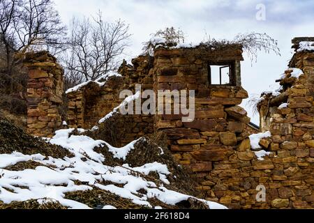 Dorf Zhongsi - das verlorene Dorf Stockfoto