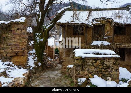 Dorf Zhongsi - das verlorene Dorf Stockfoto