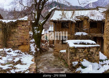 Dorf Zhongsi - das verlorene Dorf Stockfoto