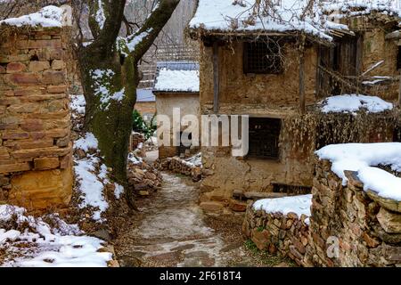 Dorf Zhongsi - das verlorene Dorf Stockfoto