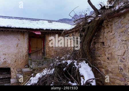 Dorf Zhongsi - das verlorene Dorf Stockfoto