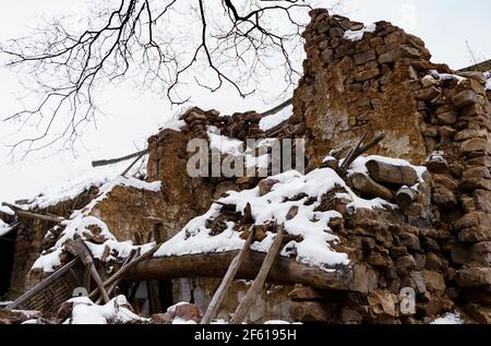 Dorf Zhongsi - das verlorene Dorf Stockfoto