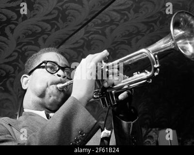 Dizzy Gillespie, Amerikanischer Jazzmusiker Stockfoto