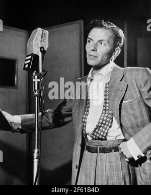 Frank Sinatra, amerikanischer Sänger und Schauspieler Stockfoto