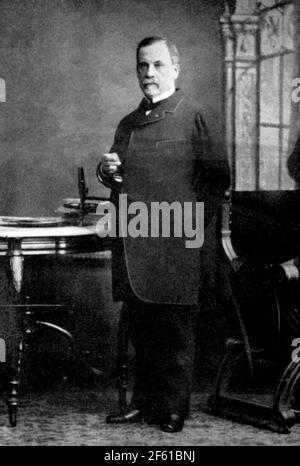 Louis Pasteur, Französischer Mikrobiologe Stockfoto