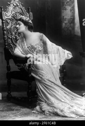 Alla Nazimova, Russisch-Amerikanische Schauspielerin Stockfoto