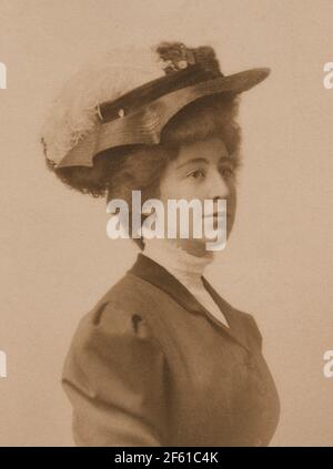 Jeannette Rankin, US-amerikanischer Politiker und Pazifist Stockfoto