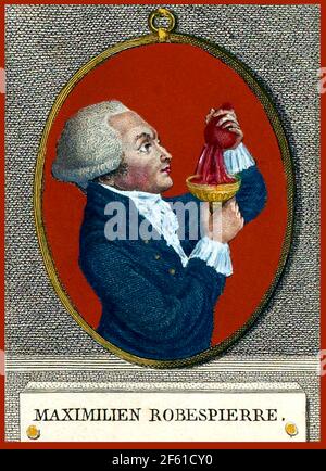 Maximilien Robespierre, französischer Politiker Stockfoto