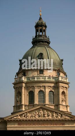 St.-Stephans-Basilika. Größte Kirche in Budapest. Stockfoto