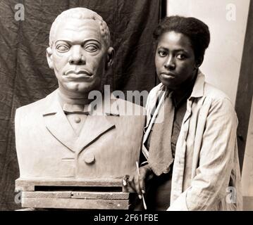 Selma Burke, Amerikanische Bildhauerin Stockfoto