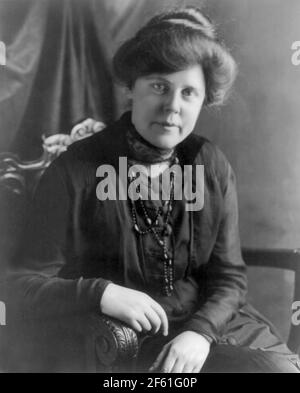 Lucy Burns, Amerikanische Suffragette Stockfoto