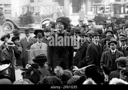 Lucy Burns, Amerikanische Suffragette Stockfoto