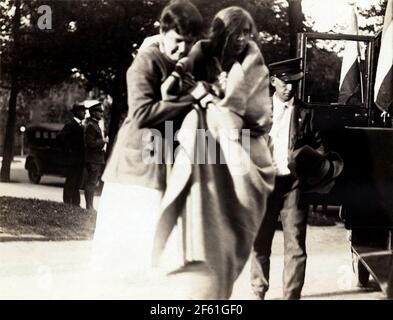 Suffragette aus dem Gefängnis entlassen, 1917 Stockfoto