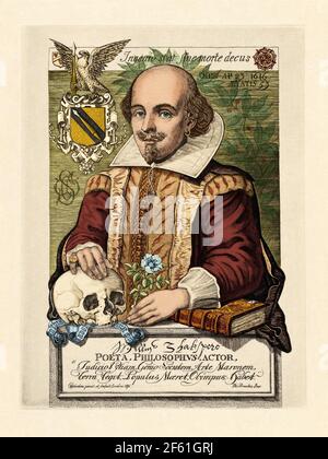 William Shakespeare, englischer Dramatiker Stockfoto
