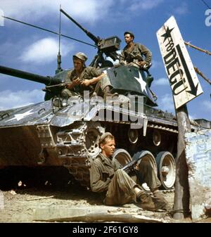 US-Soldaten, Koreakrieg, 1950 Stockfoto