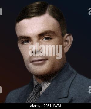 Alan Turing, britischer Mathematiker Stockfoto