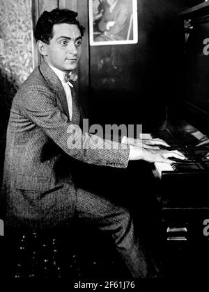 Irving Berlin, amerikanische Komponistin und Texterin Stockfoto