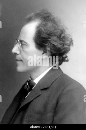 Gustav Mahler, österreichischer Komponist Stockfoto