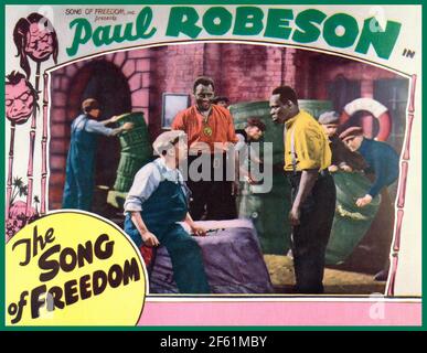 Song of Freedom mit Paul Robeson, 1936 Stockfoto