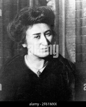 Rosa Luxemburg, in Polen geborene deutsche Revolutionärin Stockfoto