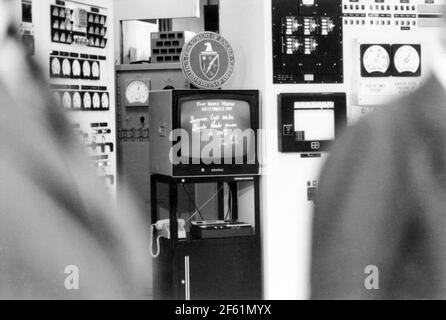 Botschaft des Präsidenten, Atomkraftwerk Shippingport, 1977 Stockfoto