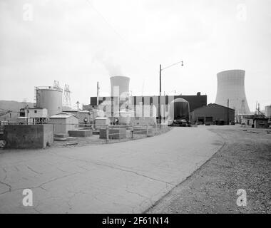 Shippingport Atomkraftwerk, c. 1977 Stockfoto