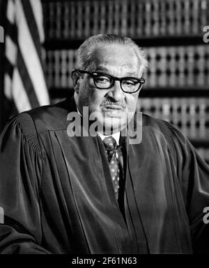 Thurgood Marshall, Richter Am Obersten Gerichtshof Der Vereinigten Staaten Stockfoto