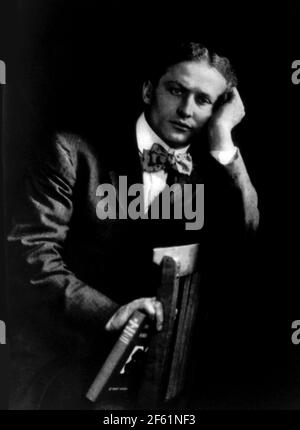 Harry Houdini, Ungarisch-Amerikanischer Stunt Performer Stockfoto