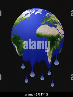 Globale Erwärmung Stockfoto