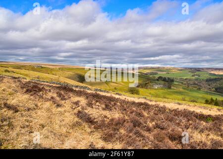 Heptonstall Moor, Pennines, Pennine Way, West Yorkshire Stockfoto