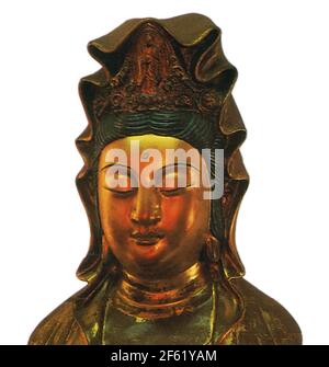 Guanyin, chinesische Göttin der Barmherzigkeit Stockfoto