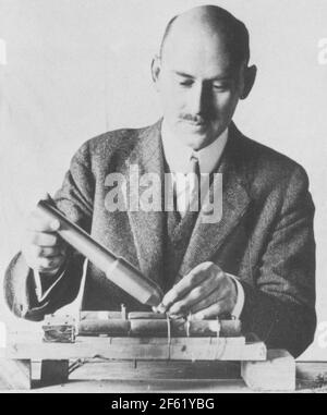 Robert Goddard, US-amerikanischer Wissenschaftler Stockfoto