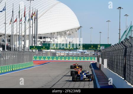 WEHRLEIN Pascal (ger) Reservefahrer Mercedes W08 Hybrid EQ Power+ Team Mercedes GP Aktion während der Formel 1 Weltmeisterschaft 2017, Grand Prix von Russland vom 27. Bis 30. April in Sotchi, Russland - Foto Eric Vargiolu / DPPI Stockfoto