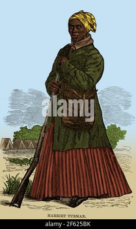 Harriet Tubman, US-amerikanischer Abolitionist Stockfoto