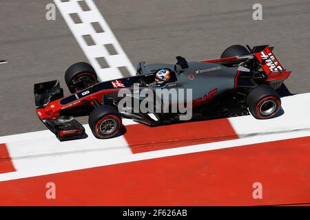 08 GROSJEAN Romain (Fra) Haas VF-17 Ferrari Haas F1 Team Aktion während der Formel 1 Weltmeisterschaft 2017, großer Preis von Russland vom 27. Bis 30. April in Sotchi, Russland - Foto DPPI Stockfoto