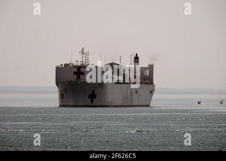 USNS Comfort, Krankenhausschiff Stockfoto