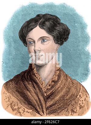 Harriet Martineau, Englischer Soziologe Stockfoto