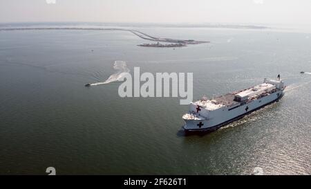 USNS Comfort, Krankenhausschiff Stockfoto