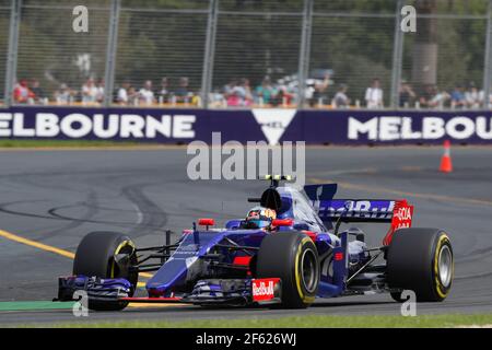55 SAINZ Carlos (SPA) Toro Rosso STR12 Team Toro Rosso Aktion während der Formel 1 Meisterschaft 2017 in Melbourne, Australien Grand Prix, vom 23. Bis 26. März - Foto Frederic Le Floc'h / DPPI Stockfoto