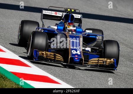 WEHRLEIN Pascal (ger) Reservefahrer Mercedes W08 Hybrid EQ Power+ Team Mercedes GP, Aktion während der Formel 1 FIA Weltmeisterschaft 2017, Spanien Grand Prix, in Barcelona Catalunya vom 11. Bis 14. Mai - Foto Florent Gooden / DPPI Stockfoto