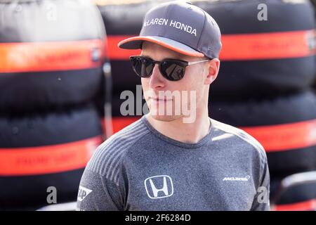 VANDOORNE Stoffel (bel) McLaren Honda MCL32, Ambiance Portrait, Spanien Grand Prix, in Barcelona Catalunya vom 11. Bis 14. Mai - Foto: Xavi Bonilla / DPPI Stockfoto