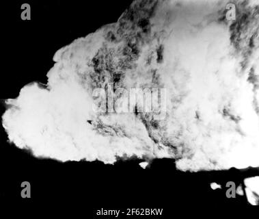 WWII, Burning Kamikaze Plane, 1945 Stockfoto