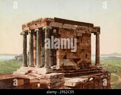 Tempel der Athena Nike, Athen, Griechenland Stockfoto