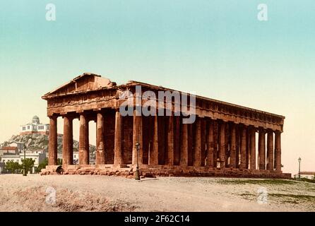 Tempel von Hephaestus oder Theseus, Athen, Griechenland Stockfoto