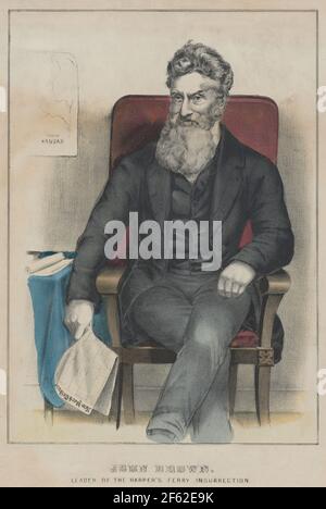 John Brown, US-amerikanischer Abolitionist Stockfoto