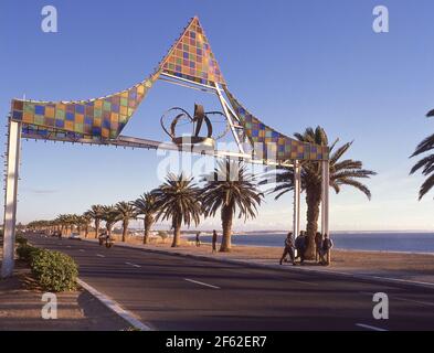 Eingangstor nach Agadir, Region Souss-Massa-Draâ, Marokko Stockfoto