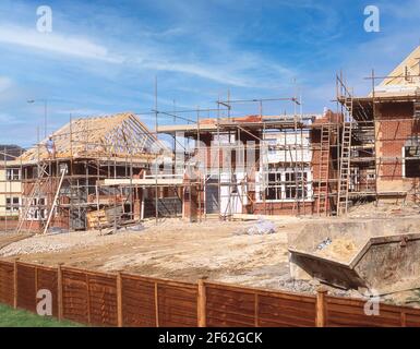 Neubau Wohnbau Entwicklung, Bracknell, Berkshire, England, Vereinigtes Königreich Stockfoto