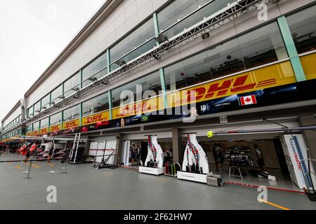 Pitlane Ambiente während der Formel 1 Weltmeisterschaft 2017, Singapur Grand Prix vom 14. Bis 17. September in Singapur - Foto Florent Gooden / DPPI Stockfoto