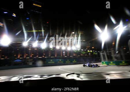 WEHRLEIN Pascal (ger) sauber F1 C36, Aktion während der Formel 1-Weltmeisterschaft 2017, Singapur Grand Prix vom 14. Bis 17. September in Singapur - Foto DPPI Stockfoto