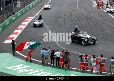 OCON Esteban (Fra) Force India VJM10, Portrait Fahrerparade während der Formel 1 Weltmeisterschaft 2017, großer Preis von Mexiko vom 26. Bis 29. oktober in Mexiko - Foto Florent Gooden / DPPI Stockfoto